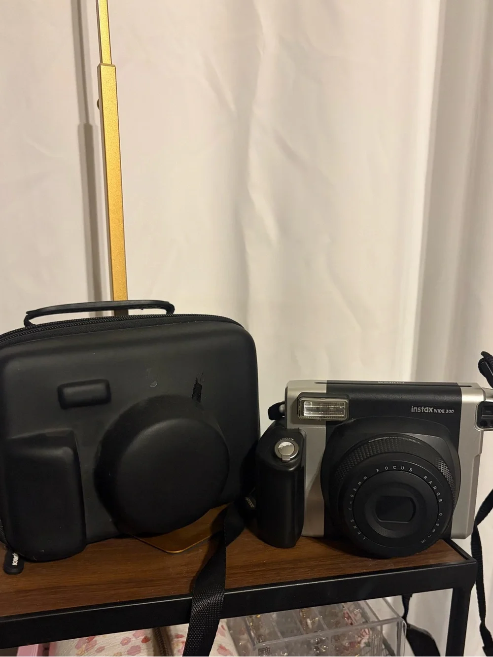 Fujifilm Instax Wide 300 instant Black and Silver - Compact Photo & Video Camera